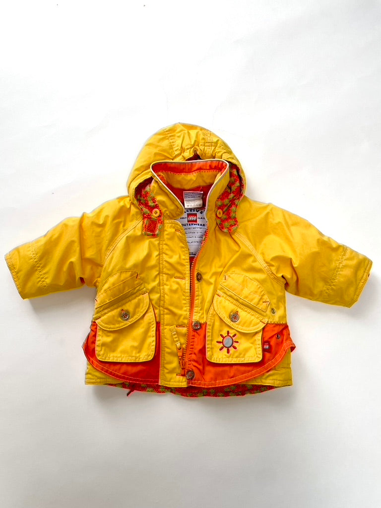 Vintage lego coat yellow age 6m+