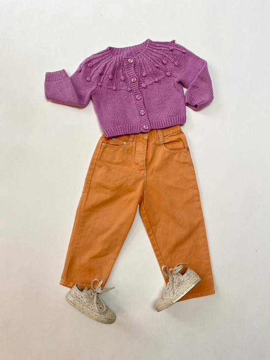 Vintage Adams coral tapered jeans Age 12-18M +