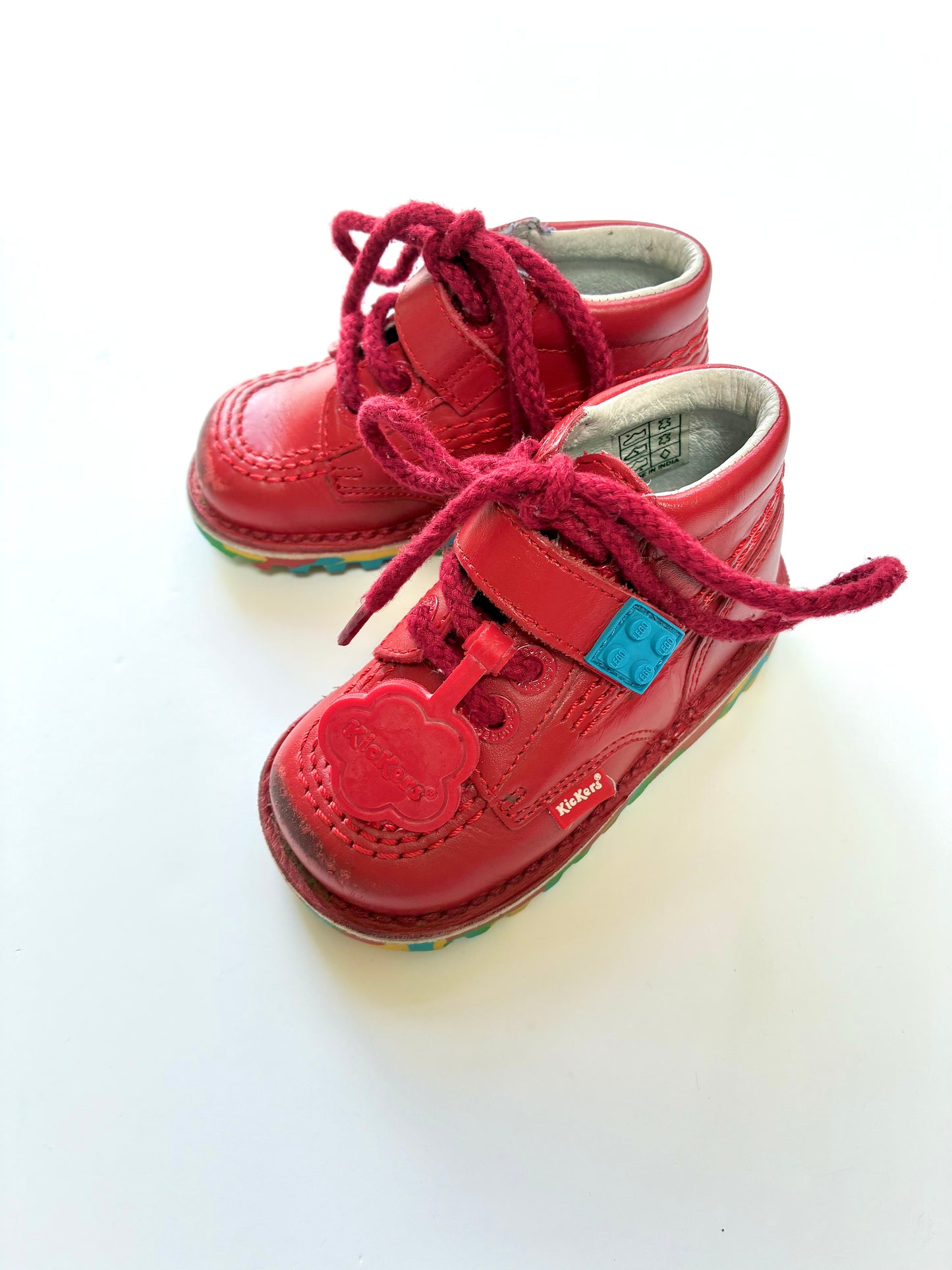 Red Lego Kickers Size 5