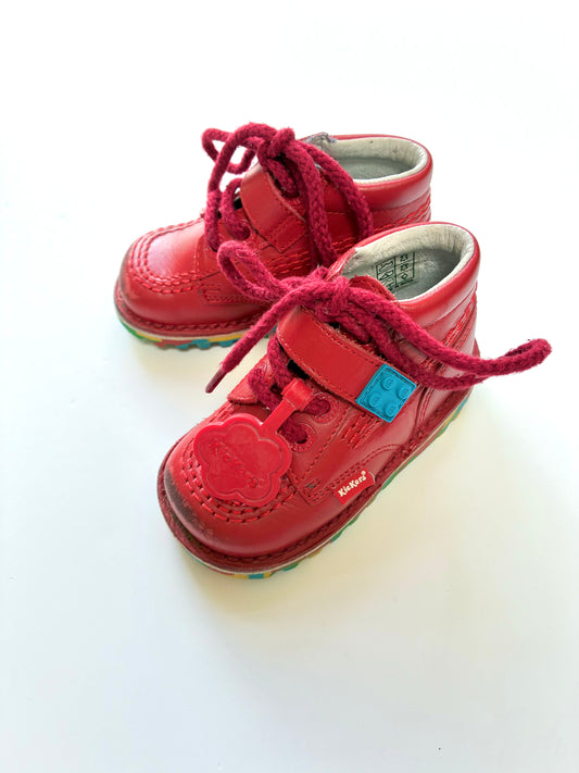 Red Lego Kickers Size 5