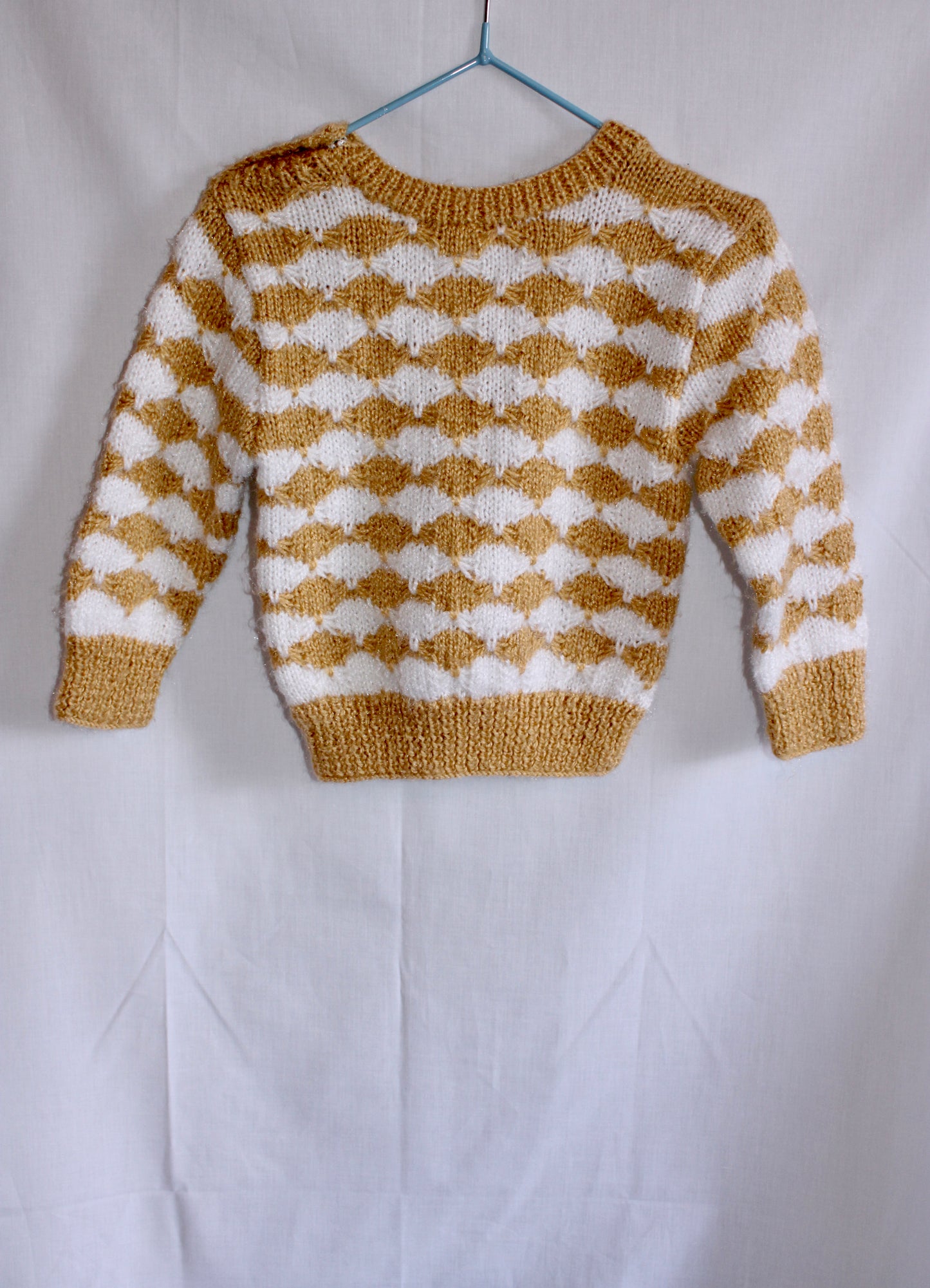 Mustard handknitted jumper Age 12-18M