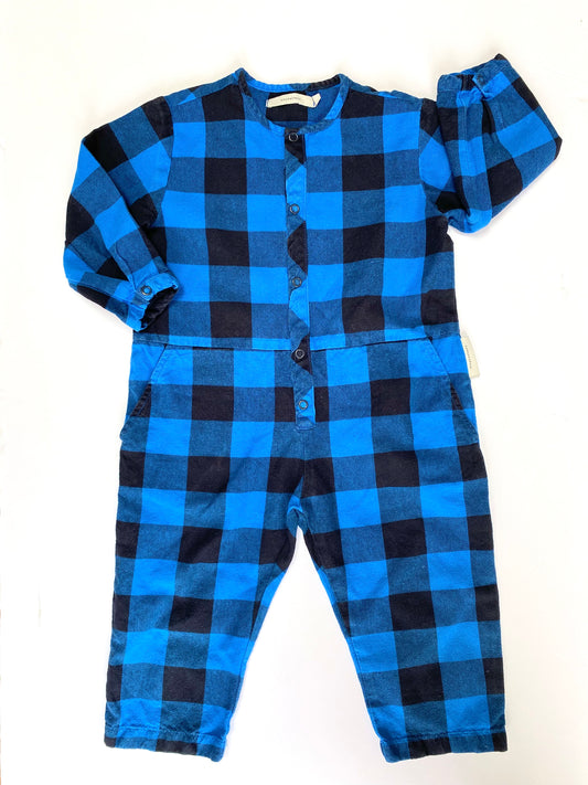 Tiny Cottons check overalls Age 2Y