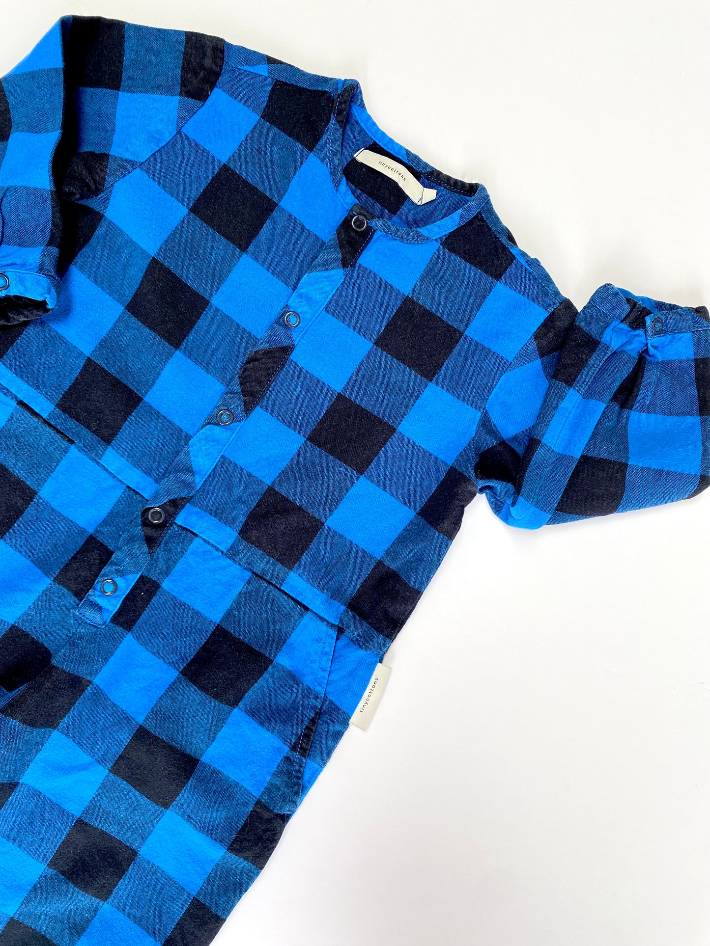 Tiny Cottons check overalls Age 2Y