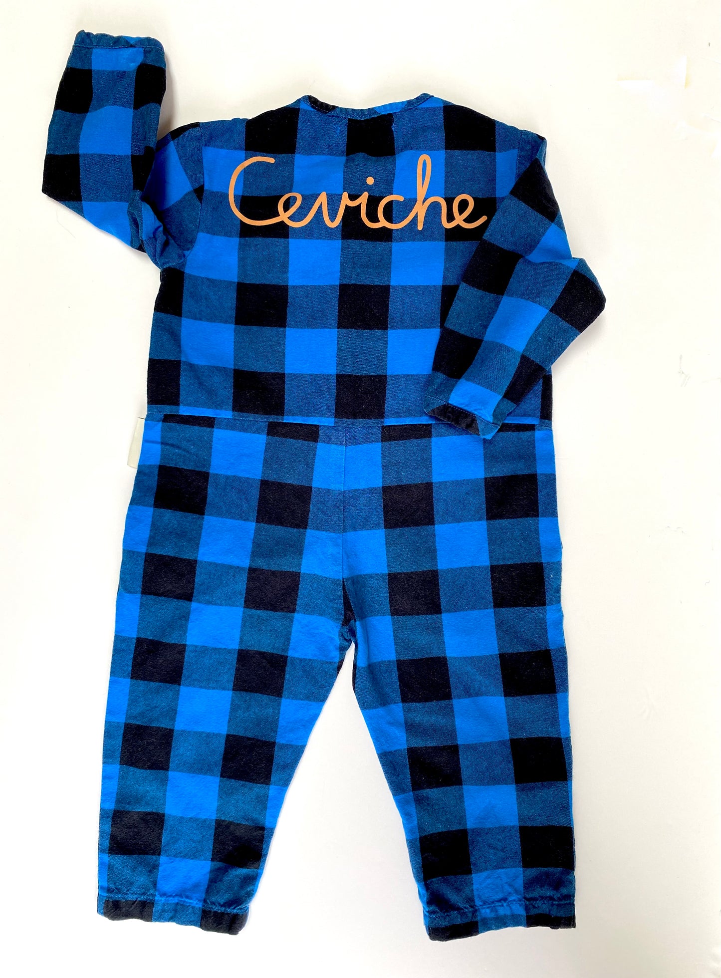 Tiny Cottons check overalls Age 2Y