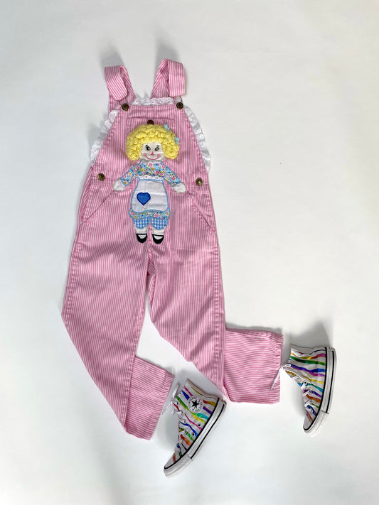 Vintage Pink Stripe Oshkosh Age 5-6Y