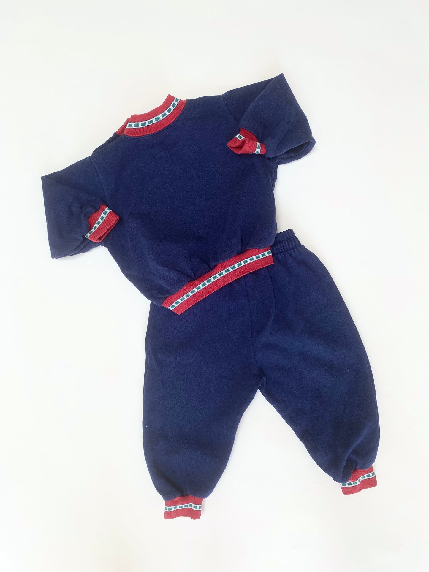 Vintage navy set Age 12-18m