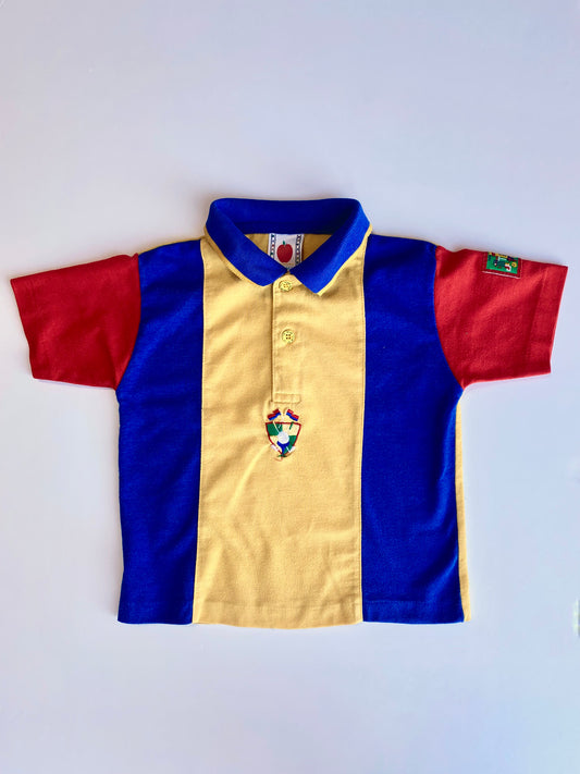 Vintage short sleeve polo shirt age 12-18m