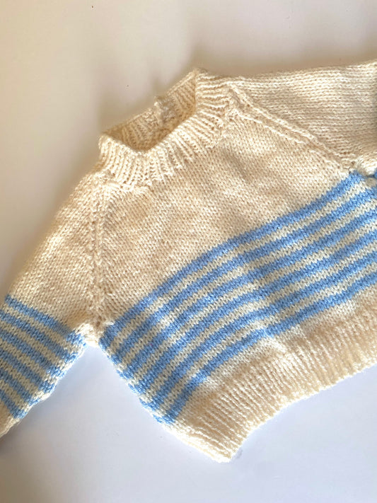 Stripe Handknitted Jumper Age 3-6m