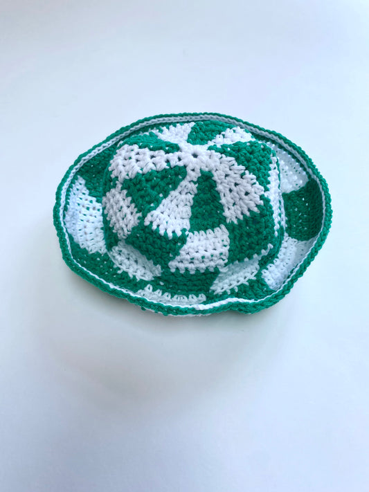 Crochet bucket hat Age 3-6m