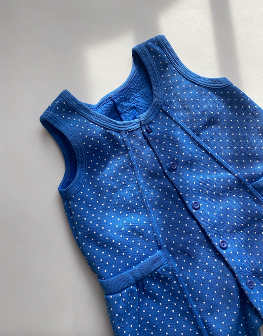 Vintage spotty romper age 3-6m
