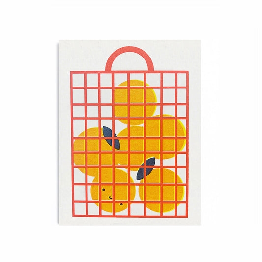 Seville orange mini card